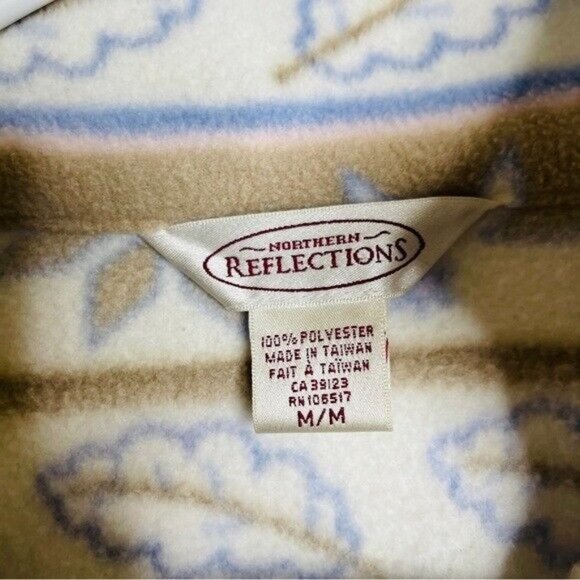 northern reflections  Size Medium mock neck half zip pullover - Picture 6 of 6